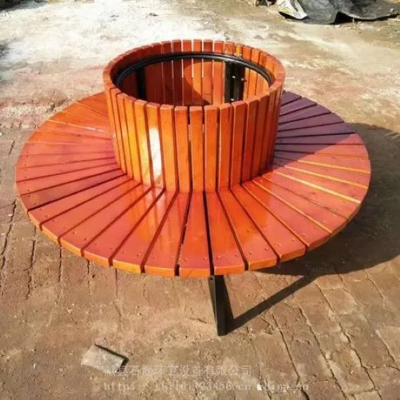 宁夏公园椅子厂家批发圆形椅子定制