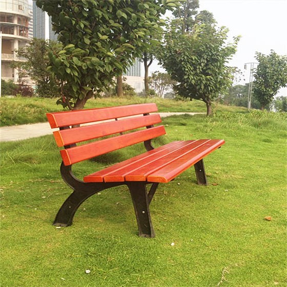 忻州木塑公园椅子定制小区露台椅子批发