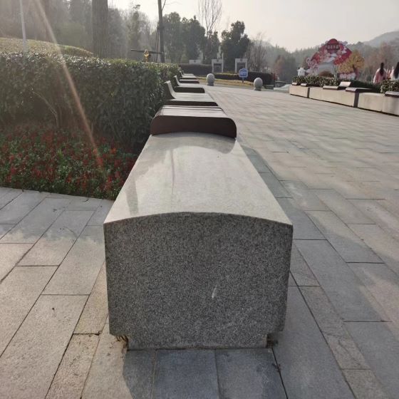 西藏厂家定制批发花岗岩公园椅子
