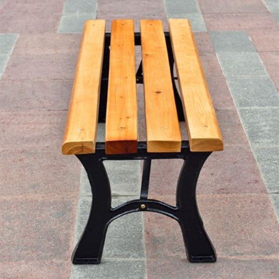 客户案例	公园座凳木塑椅子支持批发定制